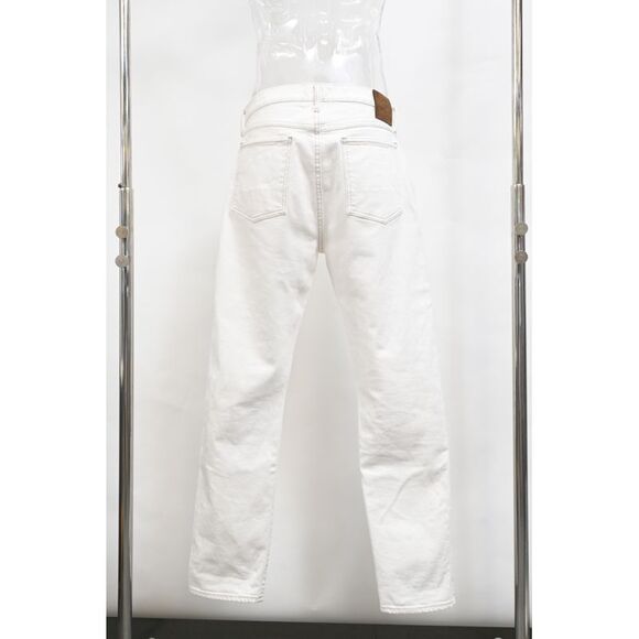 Tom Ford Straight Leg Jeans in White Cotton - Picture 8 of 9